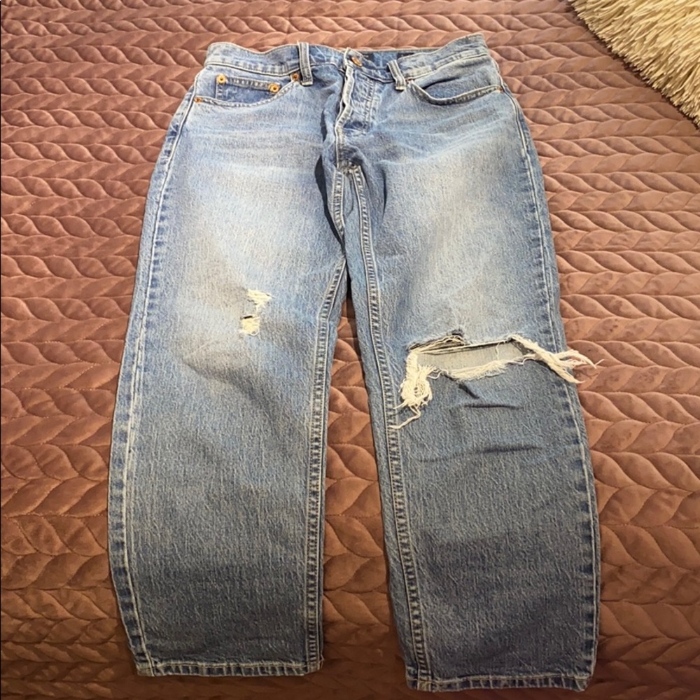 Lucky Brand Straight Crop Jeans